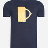 MA.Strum T-shirts Block print logo tee - ink navy