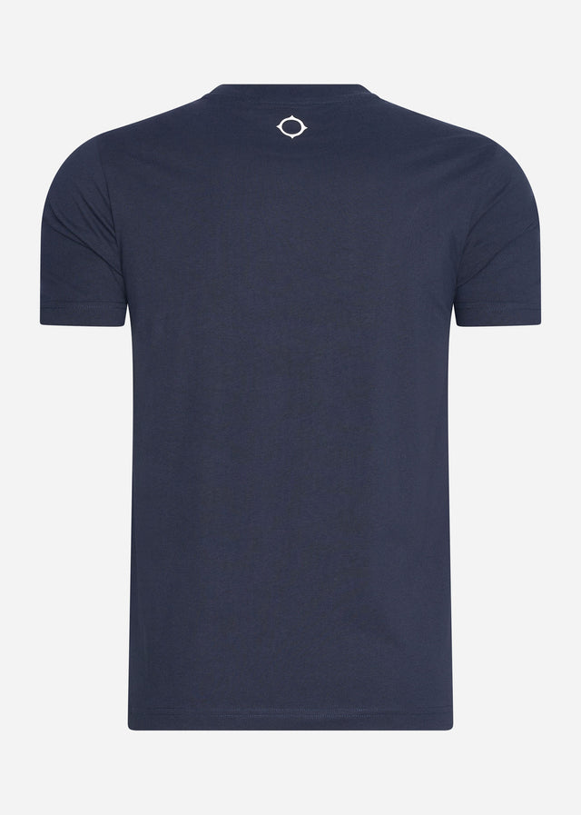 MA.Strum T-shirts Block print logo tee - ink navy