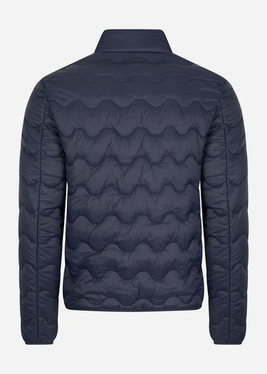 Lyle & Scott Jassen  Crest quilted jacket - dark navy