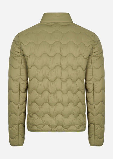 Lyle & Scott Jassen Crest quilted jacket - seaweed