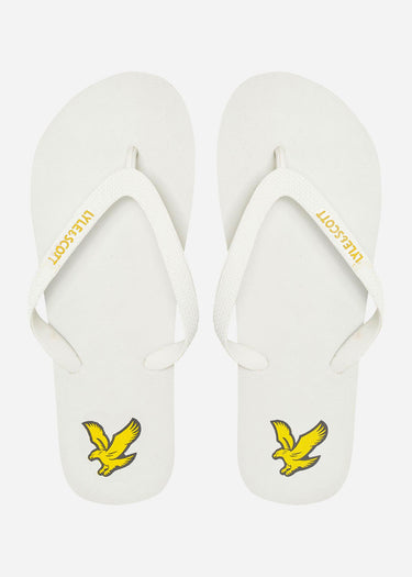 Lyle & Scott Slippers Flip flop - white