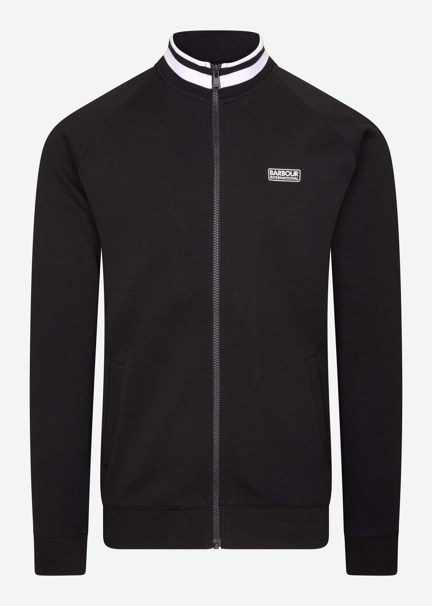 Barbour International Vesten Radius raglan zip thru - black
