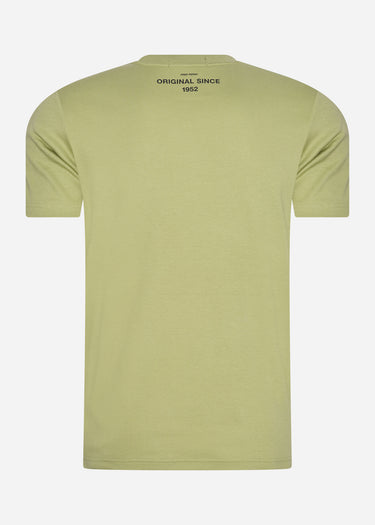 Fred Perry T-shirts Flock laurel wreath t-shirt - sage green