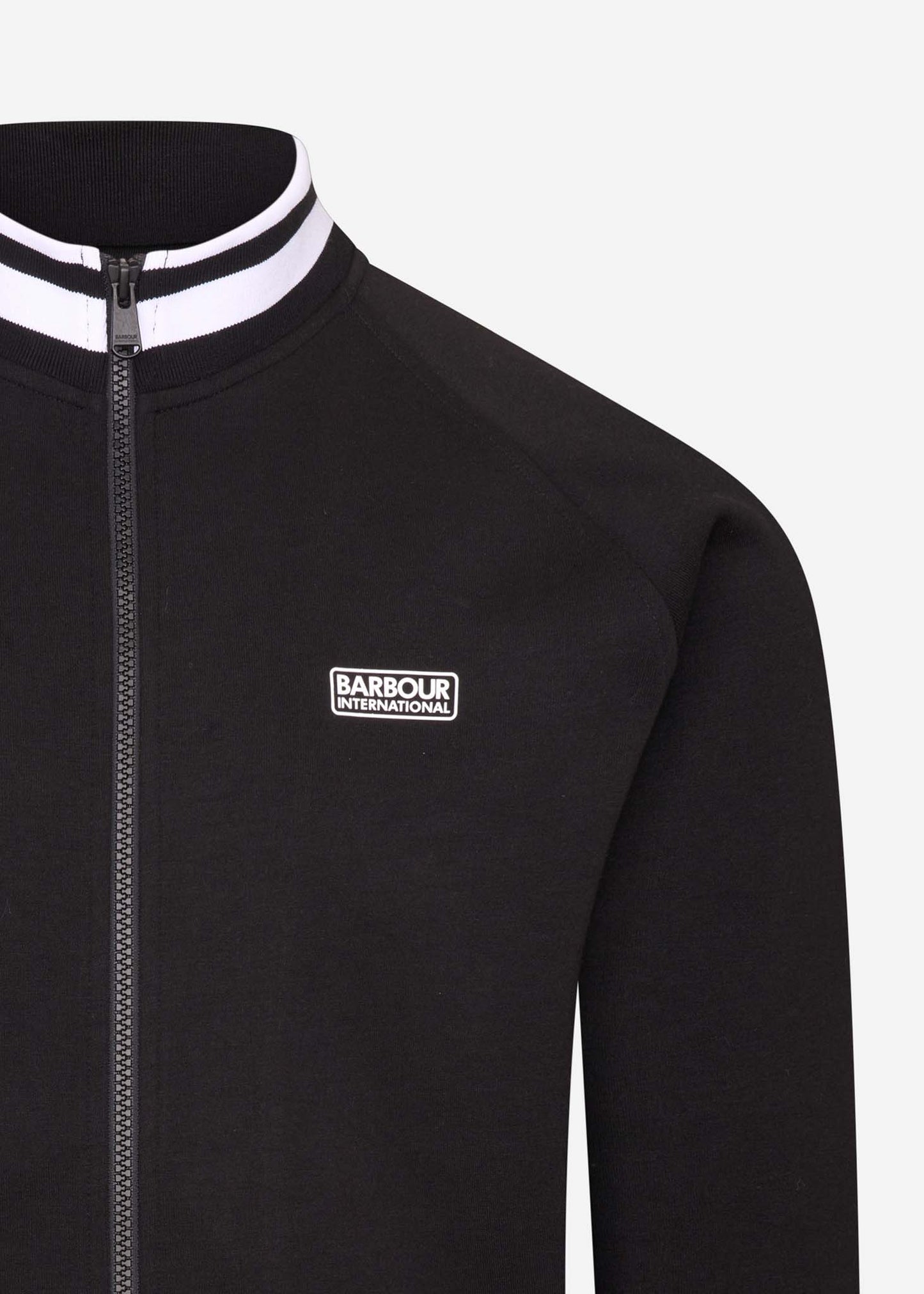 Barbour International Vesten Radius raglan zip thru - black