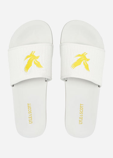 Lyle & Scott Slippers Easy slide - white