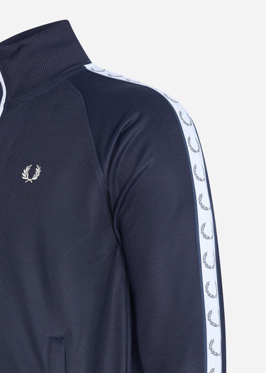 Fred Perry Vesten Taped track jacket - carbon blue