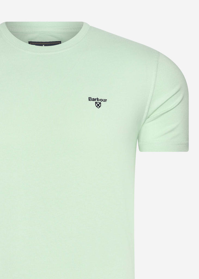 Barbour T-shirts Sports tee - dusty mint