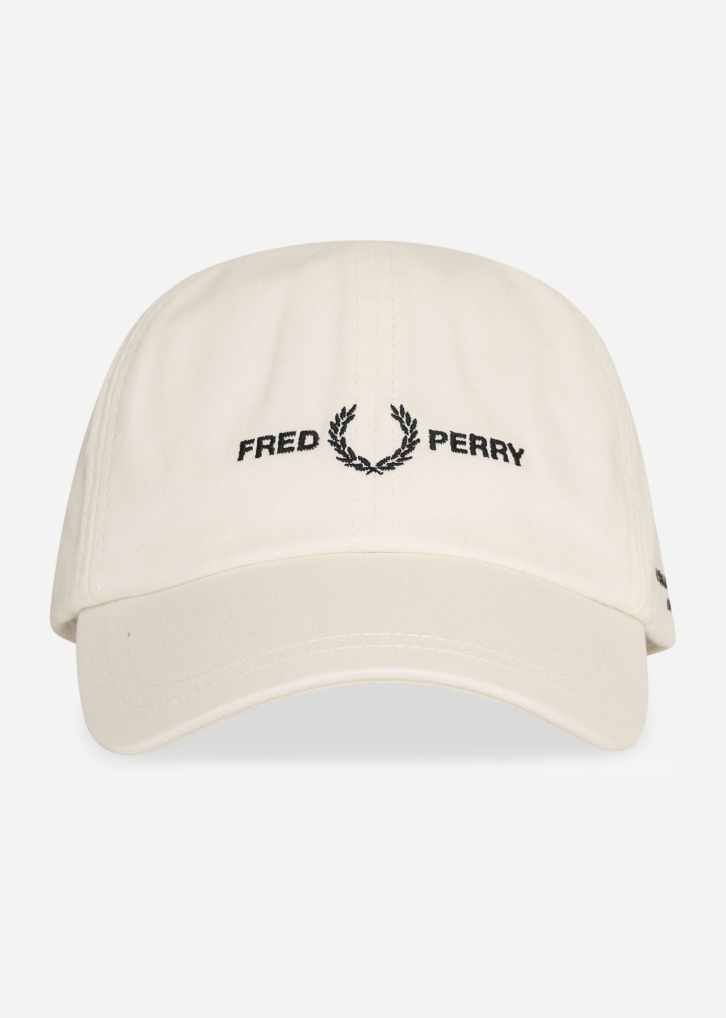 Fred Perry Petten Branded twill cap - snow white