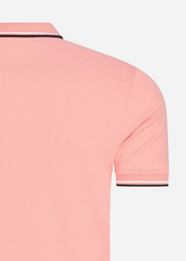 Fred Perry Polo's Twin tipped fred perry shirt - pink peach