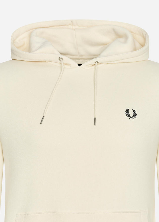 Fred Perry Hoodies Tipped hooded sweatshirt - ecru