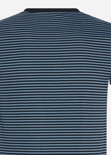 Fred Perry T-shirts Two colour stripe t-shirt - ash blue
