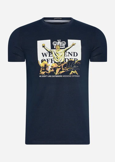 Weekend Offender T-shirts Leo gregory - navy