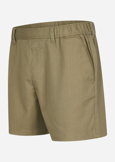 Lyle & Scott Korte Broeken  Crest textured short - seaweed