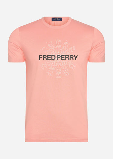 Fred Perry T-shirts  Fred perry graphic t-shirt - pink peach
