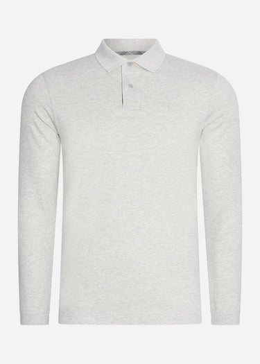 Barbour Longsleeve Polo's Essential l/s sports polo - grey