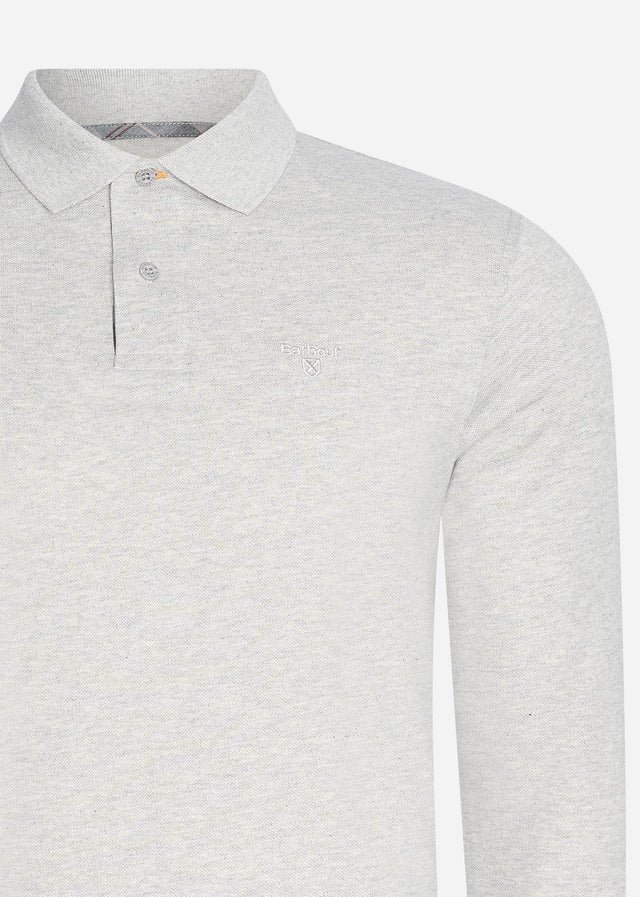 Barbour Longsleeve Polo's Essential l/s sports polo - grey