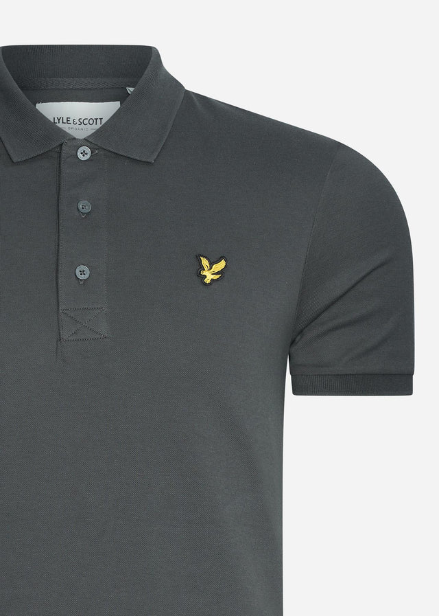 Lyle & Scott Polo's Plain polo shirt - gunmetal