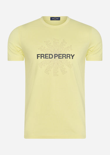 Fred Perry T-shirts  Fred perry graphic t-shirt - wax yellow