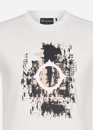 MA.Strum T-shirts CC logo print ss tee - illusion blue