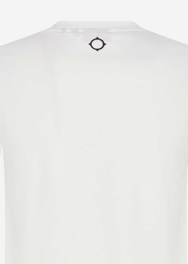 MA.Strum T-shirts CC logo print ss tee - illusion blue