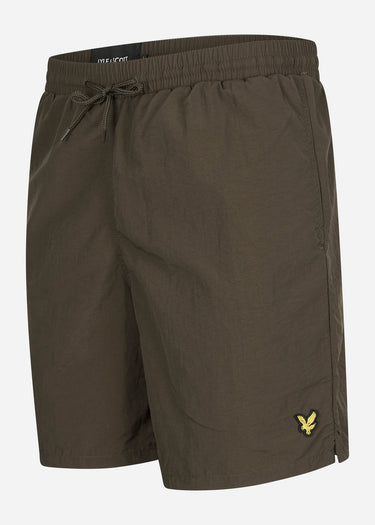 Lyle & Scott Zwembroeken Plain swimshort - olive