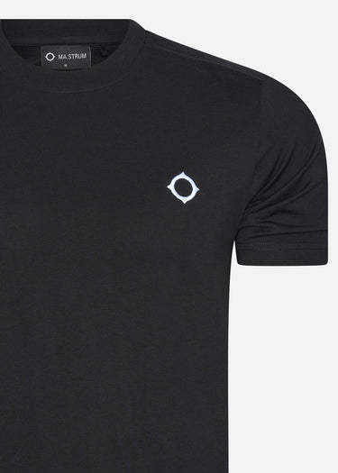 MA.Strum T-shirts SS icon tee - jet black