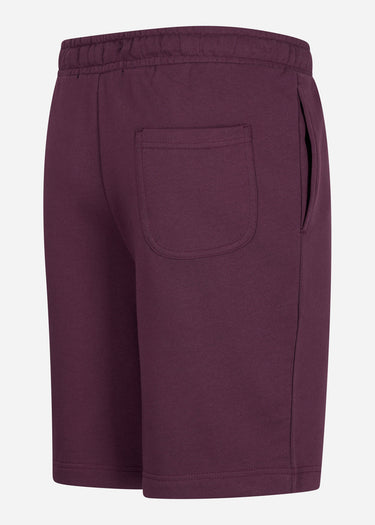 Lyle & Scott Korte Broeken Sweat short - burgundy