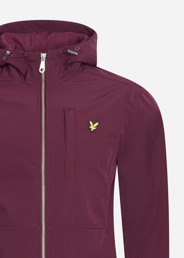 Lyle & Scott Jassen Softshell jacket - burgundy
