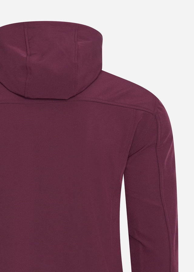 Lyle & Scott Jassen Softshell jacket - burgundy