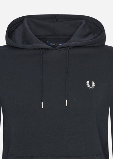 Fred Perry Hoodies Tipped hooded sweatshirt - navy