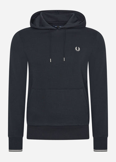 Fred Perry Hoodies Tipped hooded sweatshirt - navy
