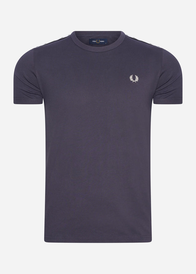 Fred Perry T-shirts Taped ringer t-shirt - dark graphite