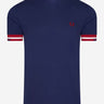 Fred Perry T-shirts Abstract cuff t-shirt - french navy