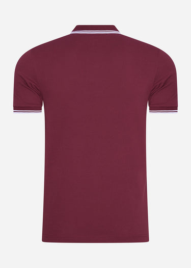 Fred Perry Polo's Twin tipped fred perry shirt - port