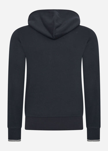 Fred Perry Hoodies Tipped hooded sweatshirt - navy