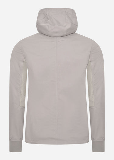 MA.Strum Jassen Softshell full zip hooded jacket - quicksilver