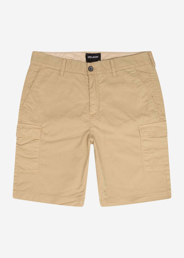 Lyle & Scott Korte Broeken Cargo shorts - stone