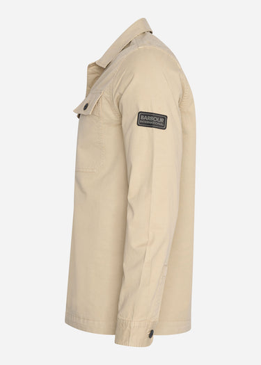 Barbour International Overshirts Adey overshirt - oyster