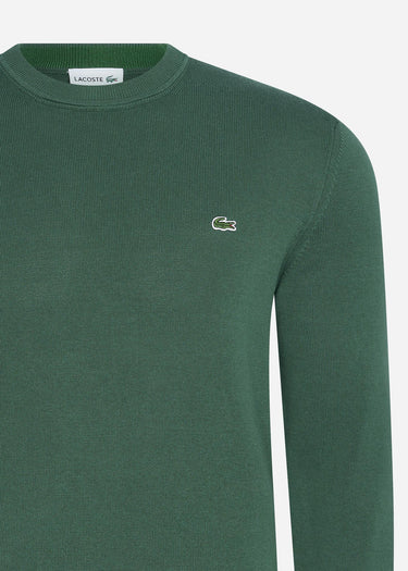 Lacoste Truien  Cotton sweater - garden green