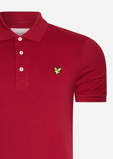 Lyle & Scott Polo's Plain polo shirt - tunnel red