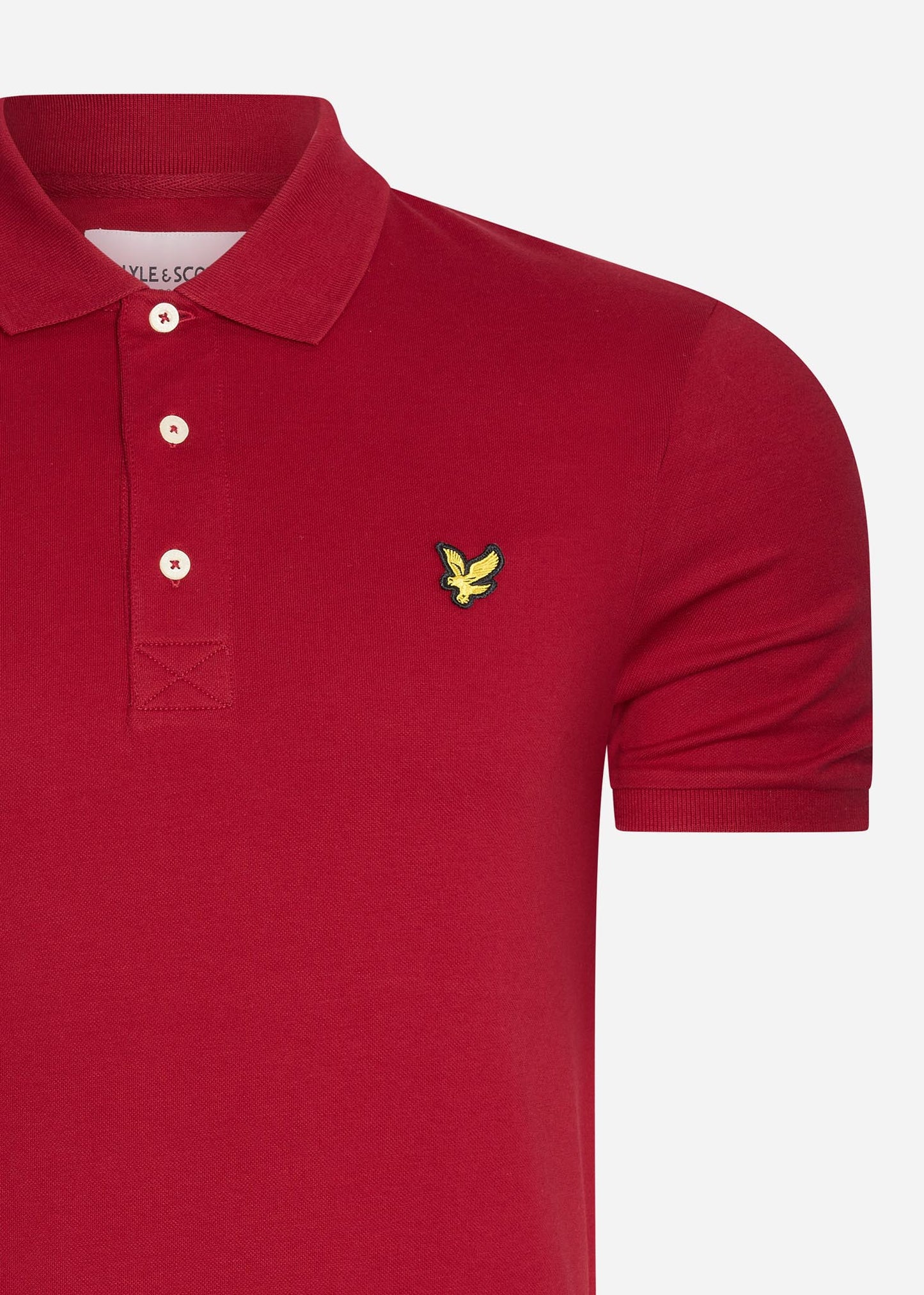 Lyle & Scott Polo's Plain polo shirt - tunnel red