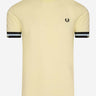 Fred Perry T-shirts Abstract cuff t-shirt - lemon sorbet