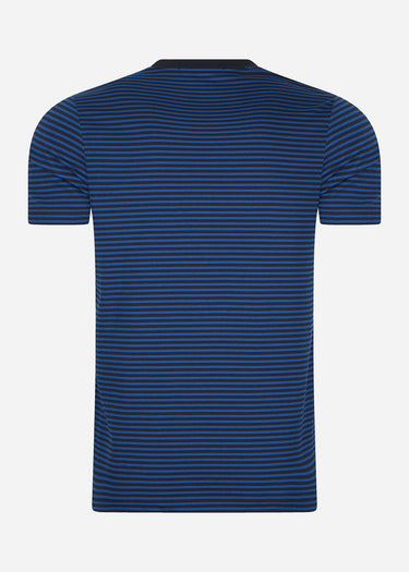 Fred Perry T-shirts Fine stripe t-shirt - shaded cobalt navy