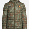 Ellesse Jassen Lombardy padded jacket - camo