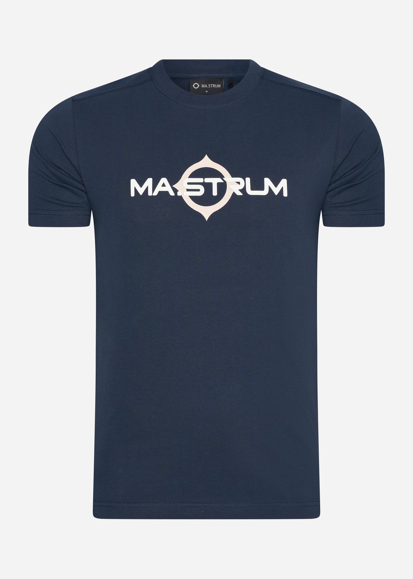 MA.Strum T-shirts SS logo print tee - ink navy