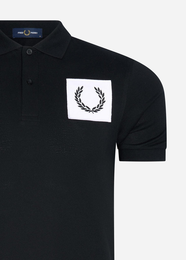Fred Perry Polo's Badge polo shirt - black