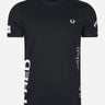 Fred Perry T-shirts Bold branding t-shirt - black