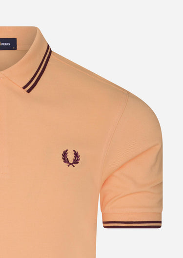 Fred Perry Polo's Twin tipped fred perry shirt - light coral