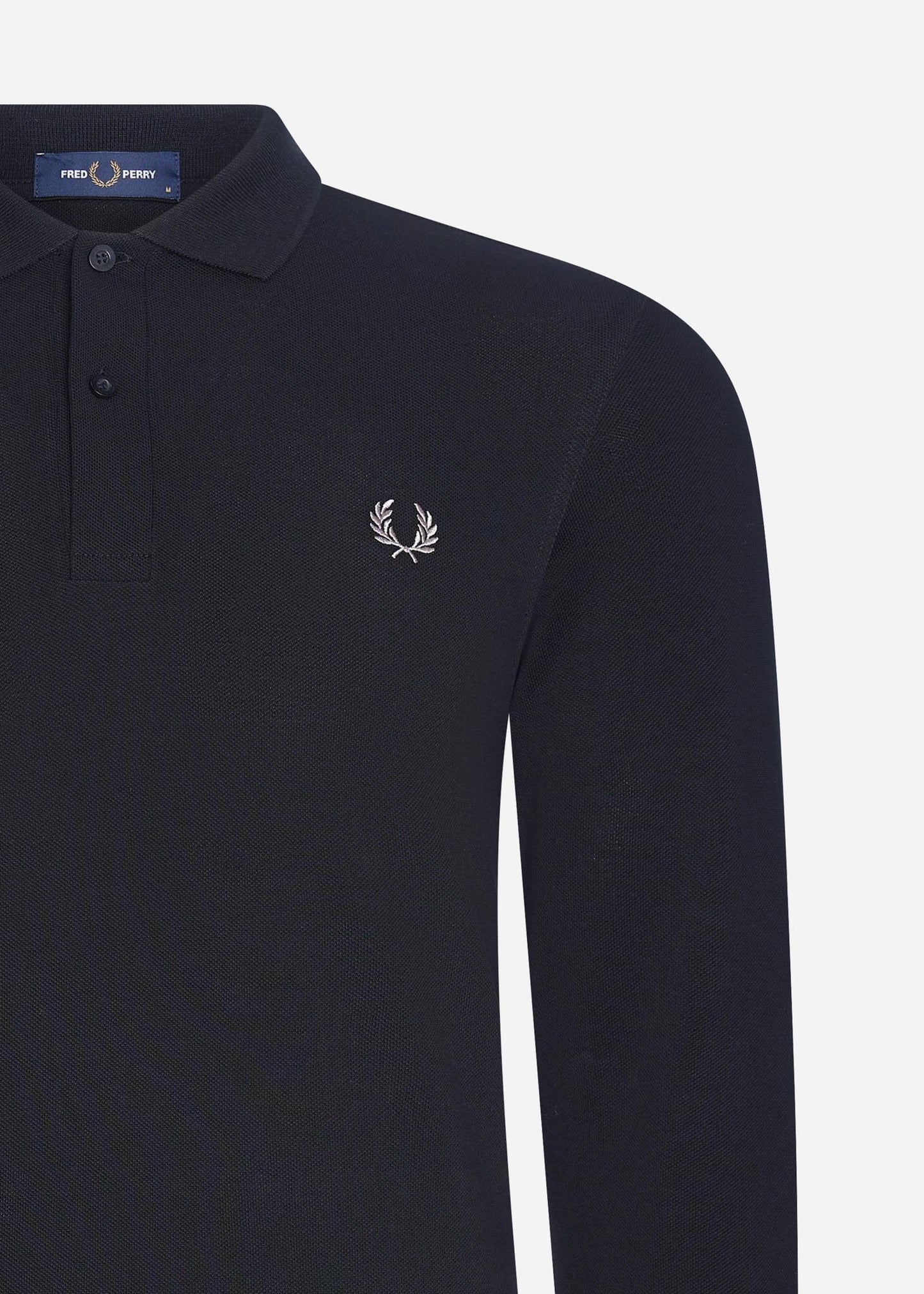 Fred Perry Longsleeve Polo's Ls plain fred perry shirt- black chrome