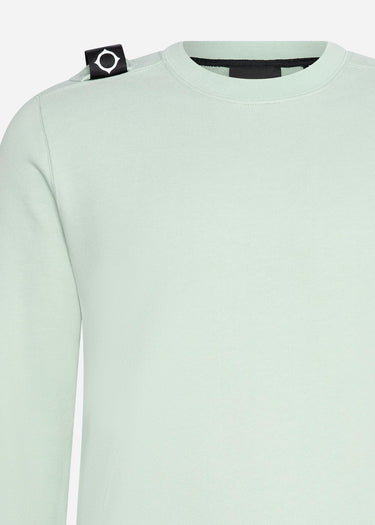 MA.Strum Truien Core crew sweat - sea green